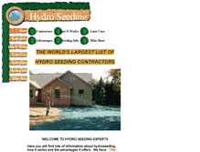 Tablet Screenshot of hydroseedingexperts.com